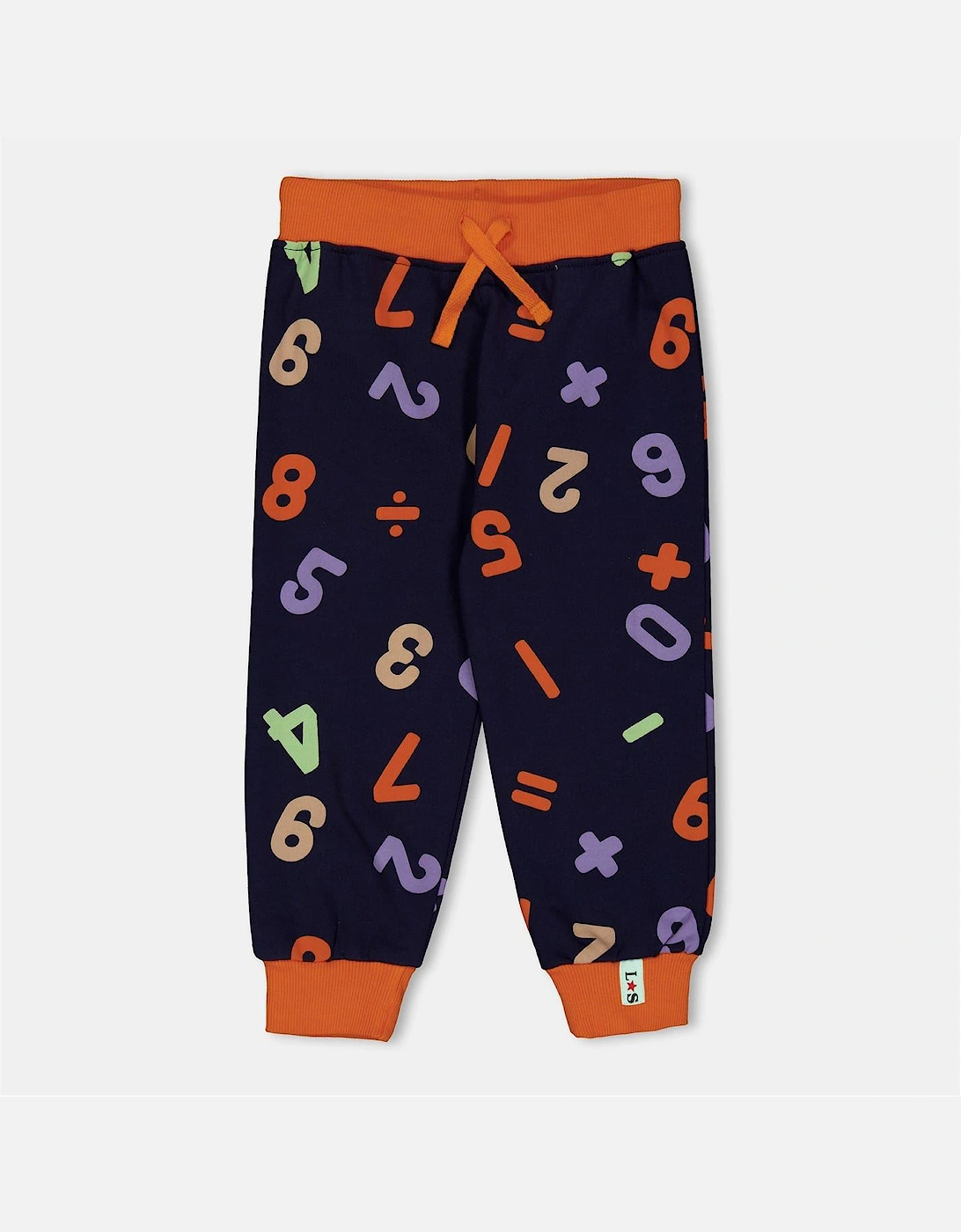 Numbers Graphic Print Joggers, 2 of 1