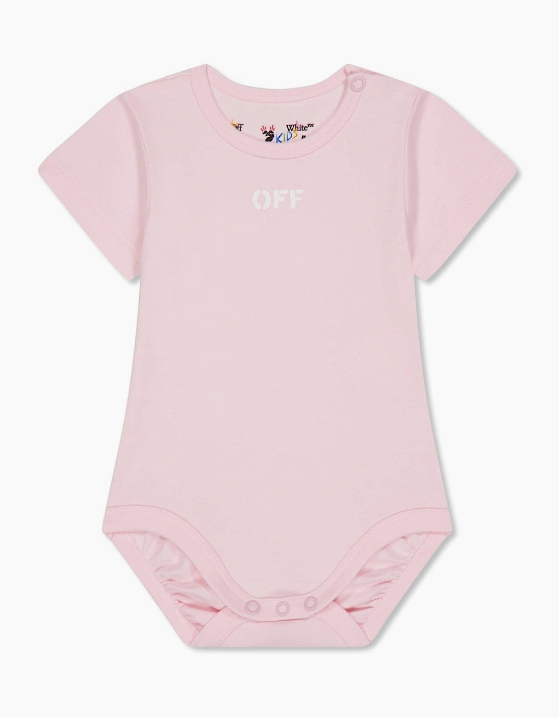 3 Pack Lettering Crew Neck Bodysuit