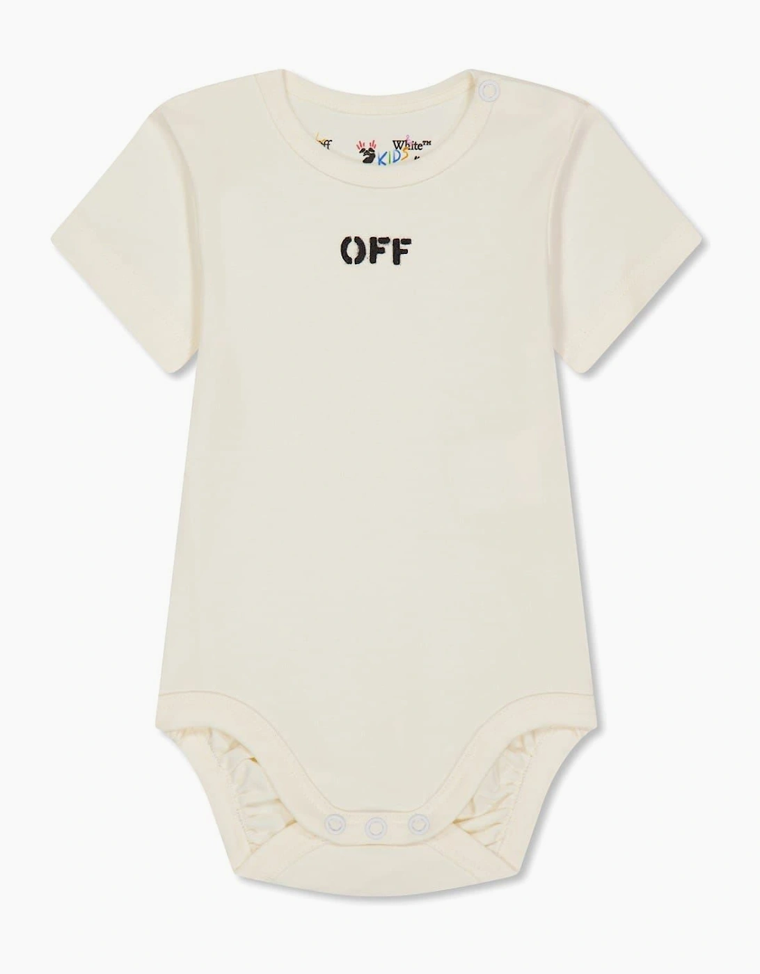 3 Pack Lettering Crew Neck Bodysuit