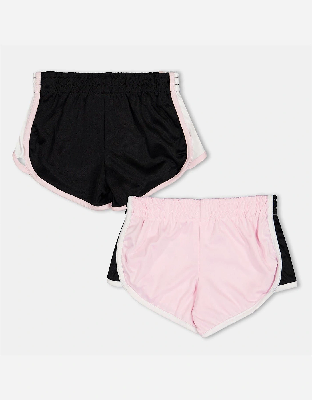 2 Pack Bermuda Shorts with Curved Hem