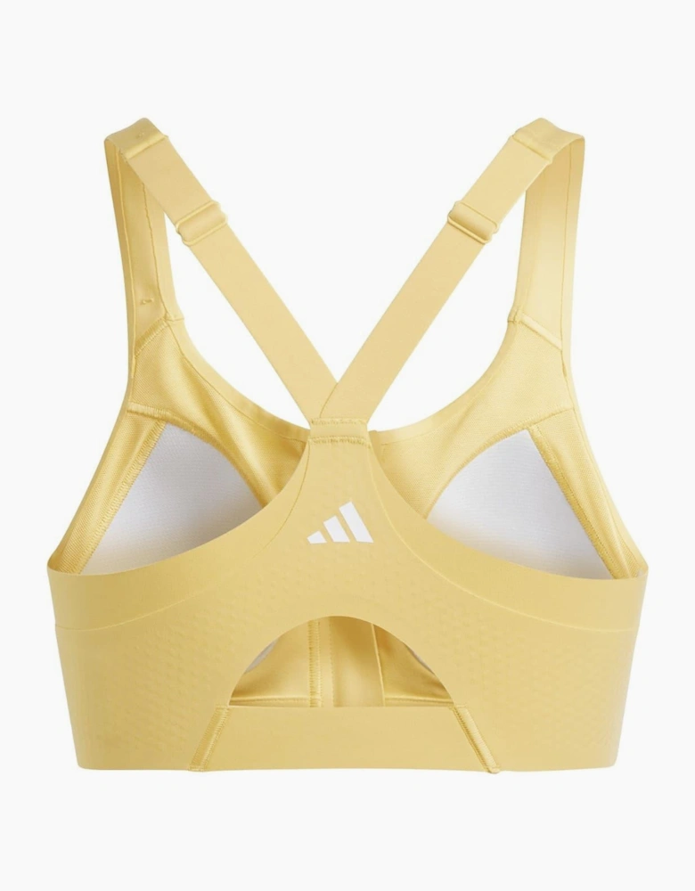 High Impact Scoop Neck Sports Bra with Zipper