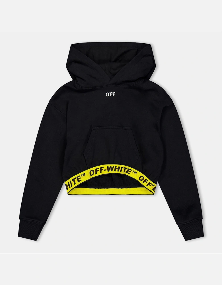 Cropped Hooded Neck Long Sleeve Sweatshirt