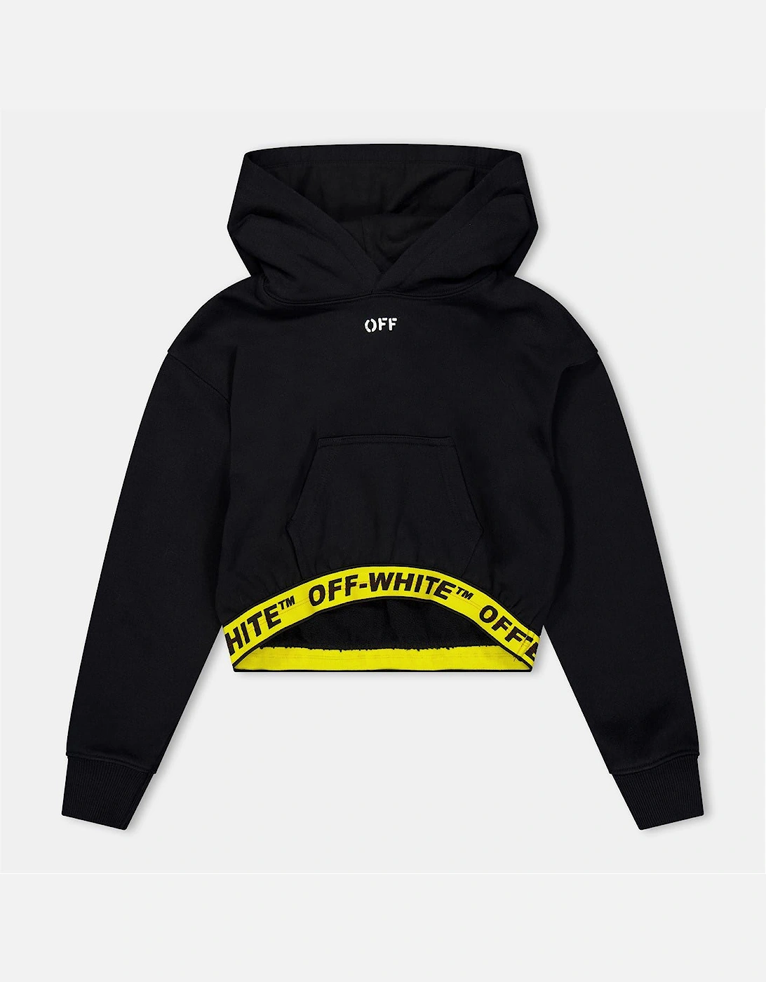 Cropped Hooded Neck Long Sleeve Sweatshirt, 2 of 1