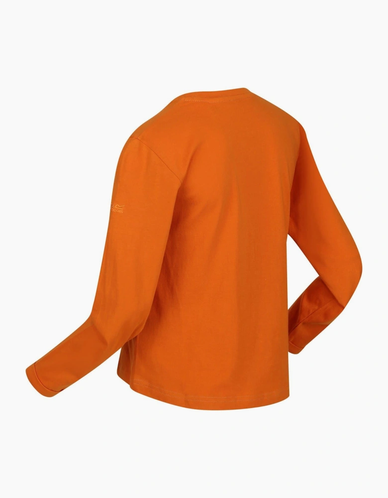 Lettering Graphic Crew Neck Long Sleeve Jersey T-Shirt