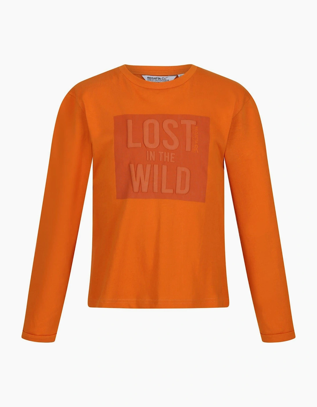 Lettering Graphic Crew Neck Long Sleeve Jersey T-Shirt, 5 of 4