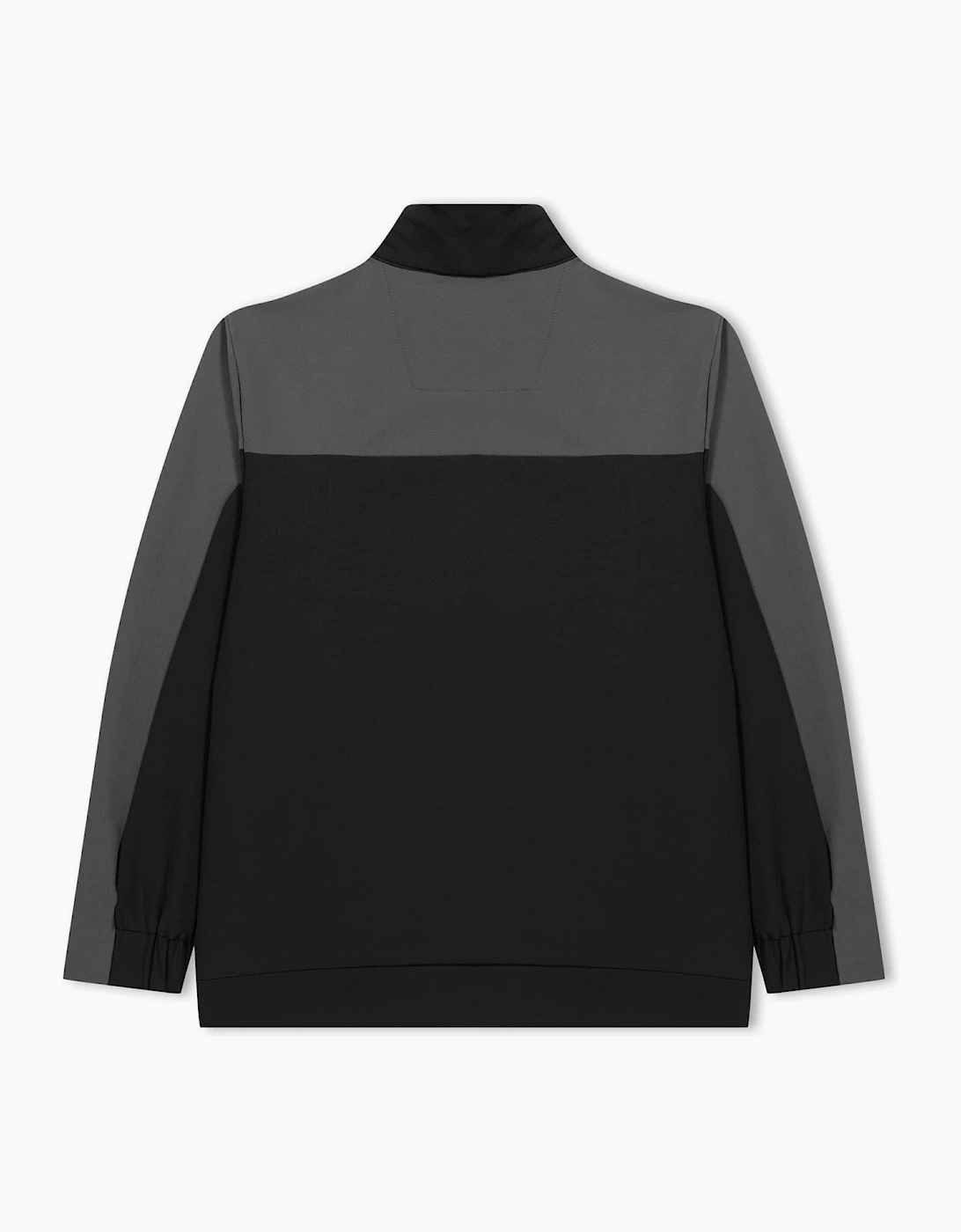 Mock Neck Relaxed Fit Track Jacket