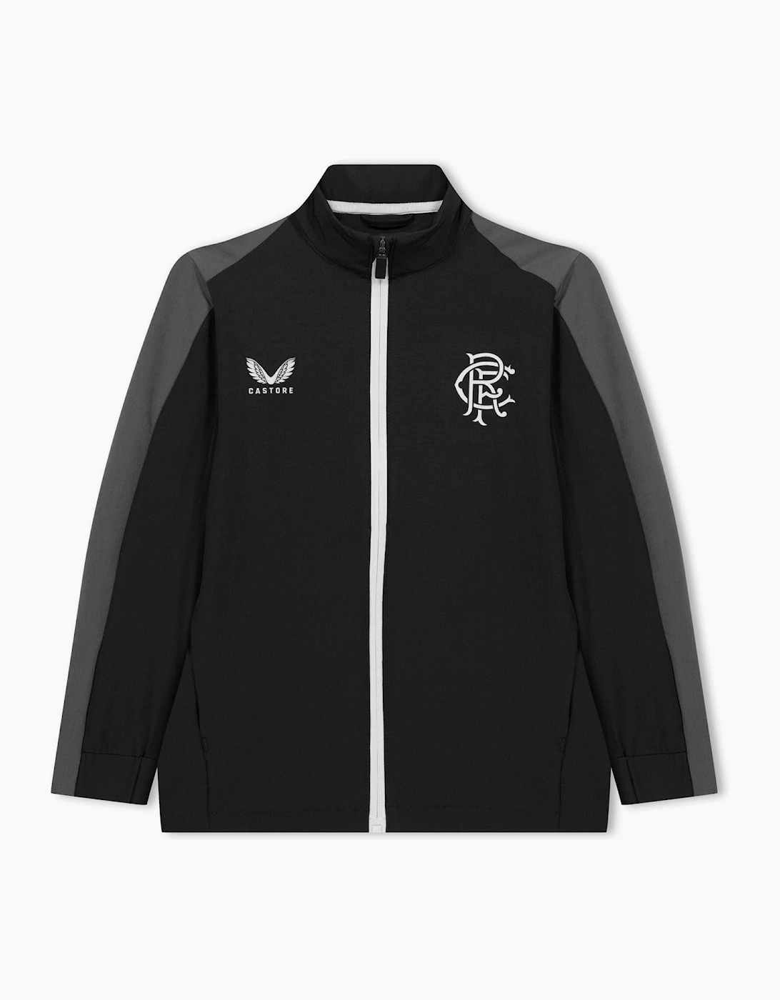 Mock Neck Relaxed Fit Track Jacket, 3 of 2