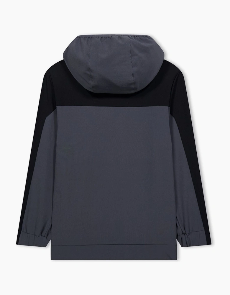 Hooded Relaxed Fit Track Jacket