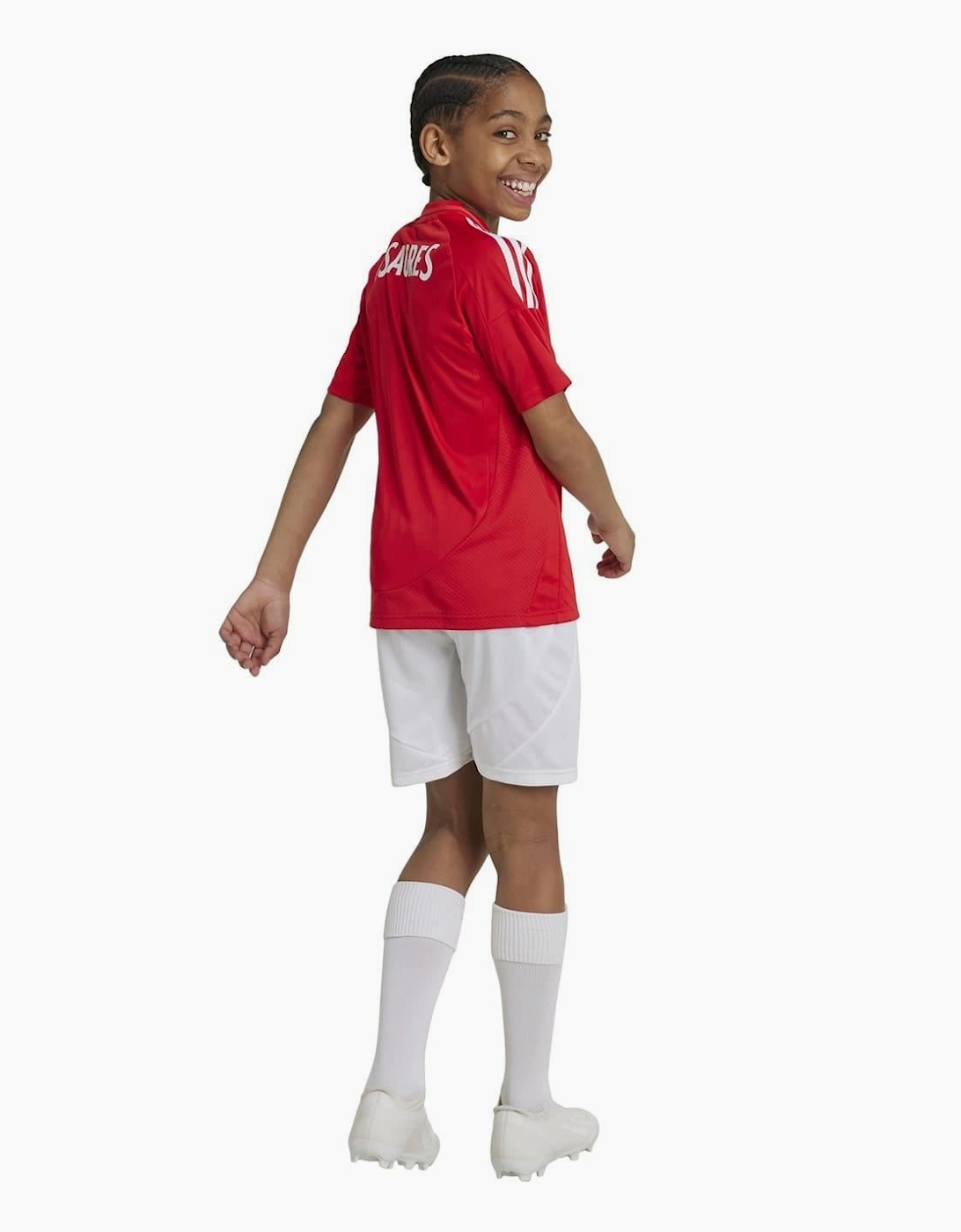 V-Neck Short Sleeve T-Shirt and Soccer Shorts Set