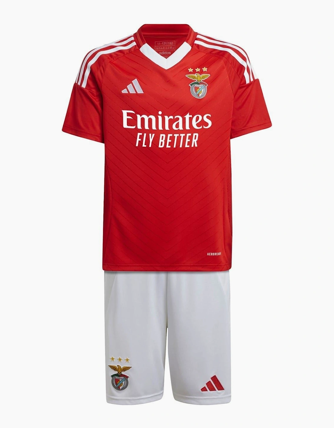 V-Neck Short Sleeve T-Shirt and Soccer Shorts Set