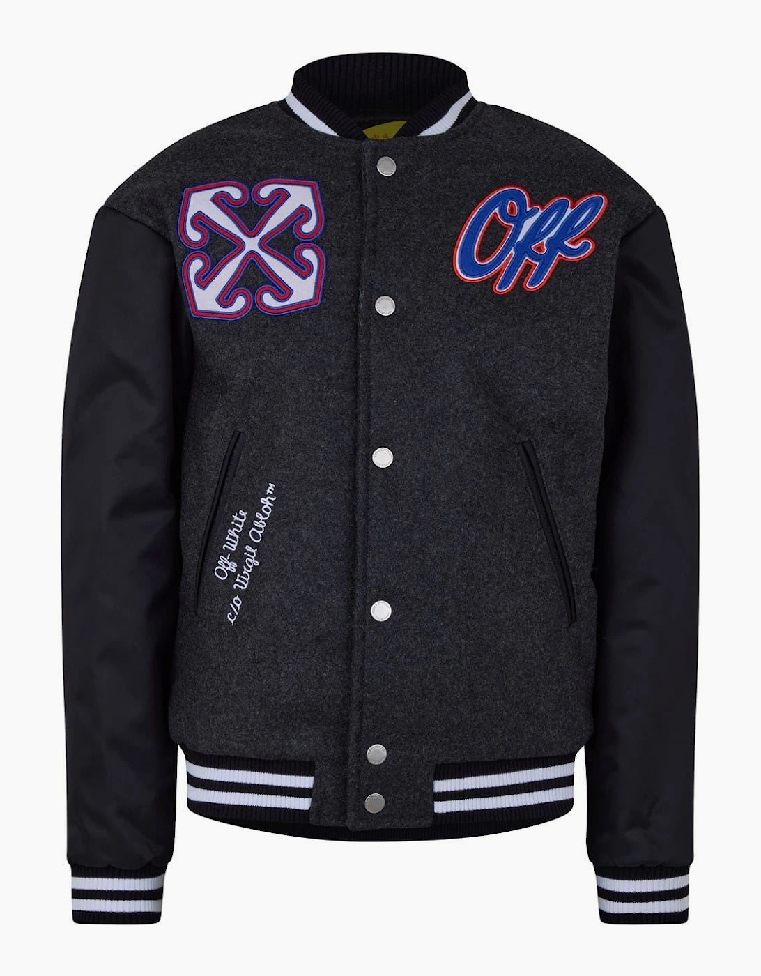 Off Arrow Print Bomber Jacket, 3 of 2