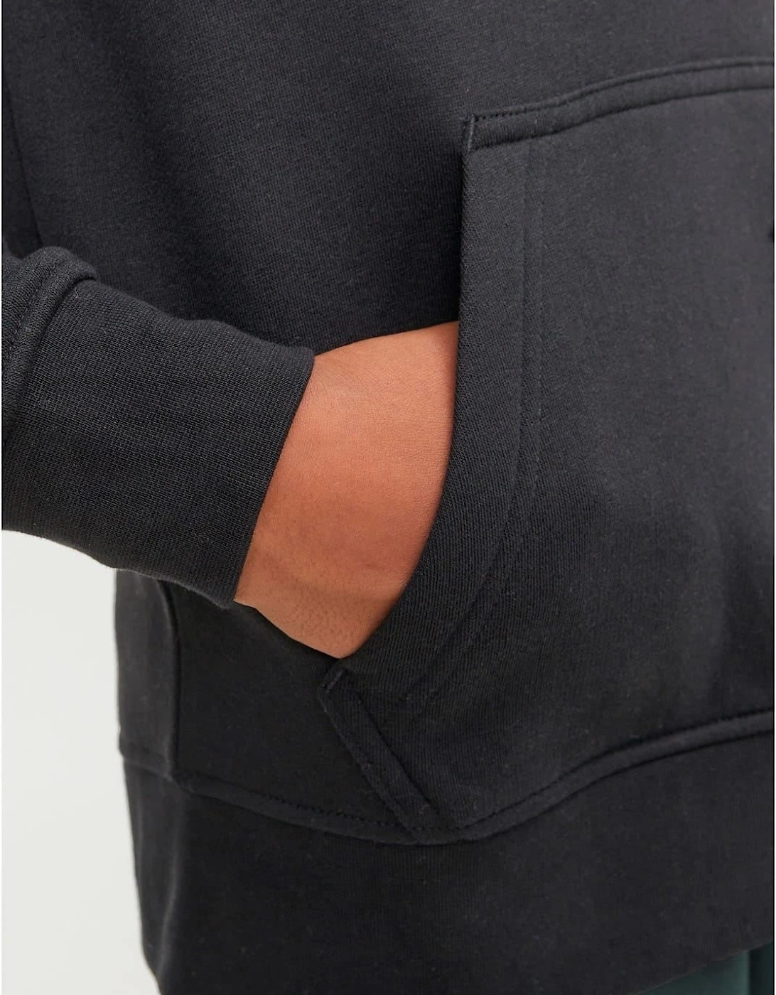 Vester Lettering Kangaroo Pocket Sweatshirt