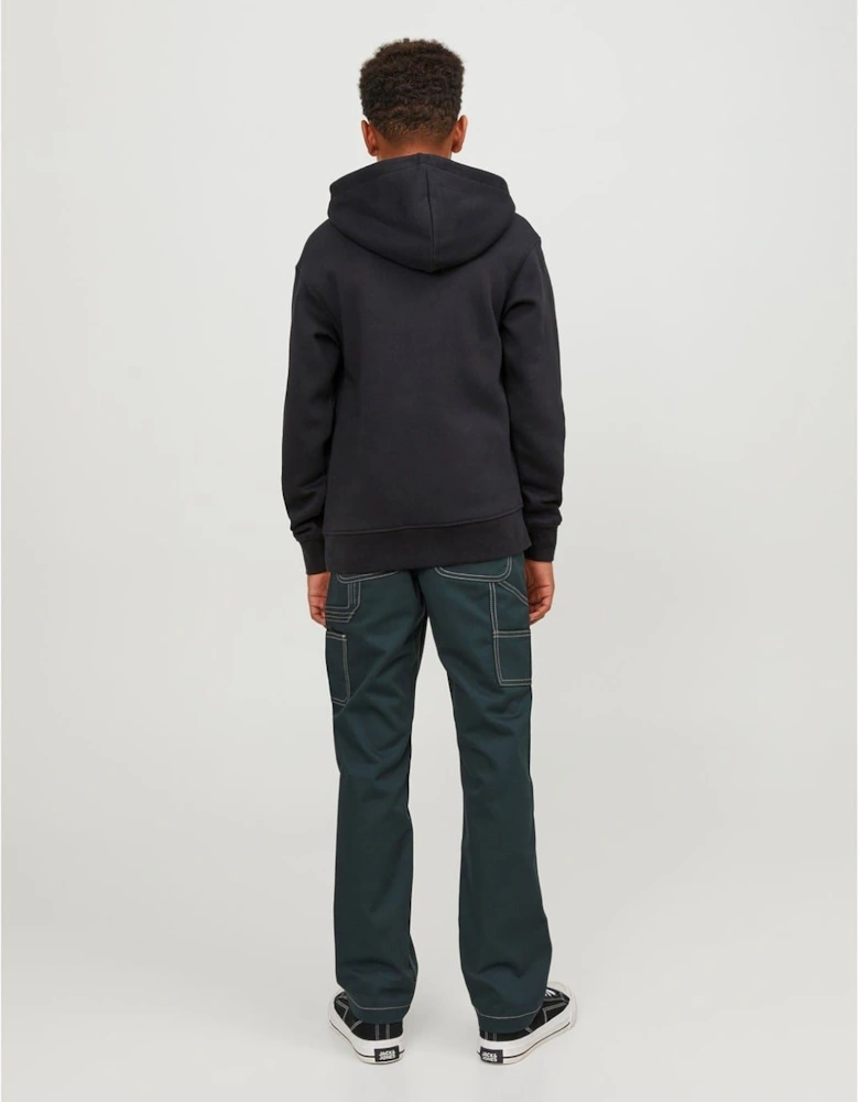 Vester Lettering Kangaroo Pocket Sweatshirt