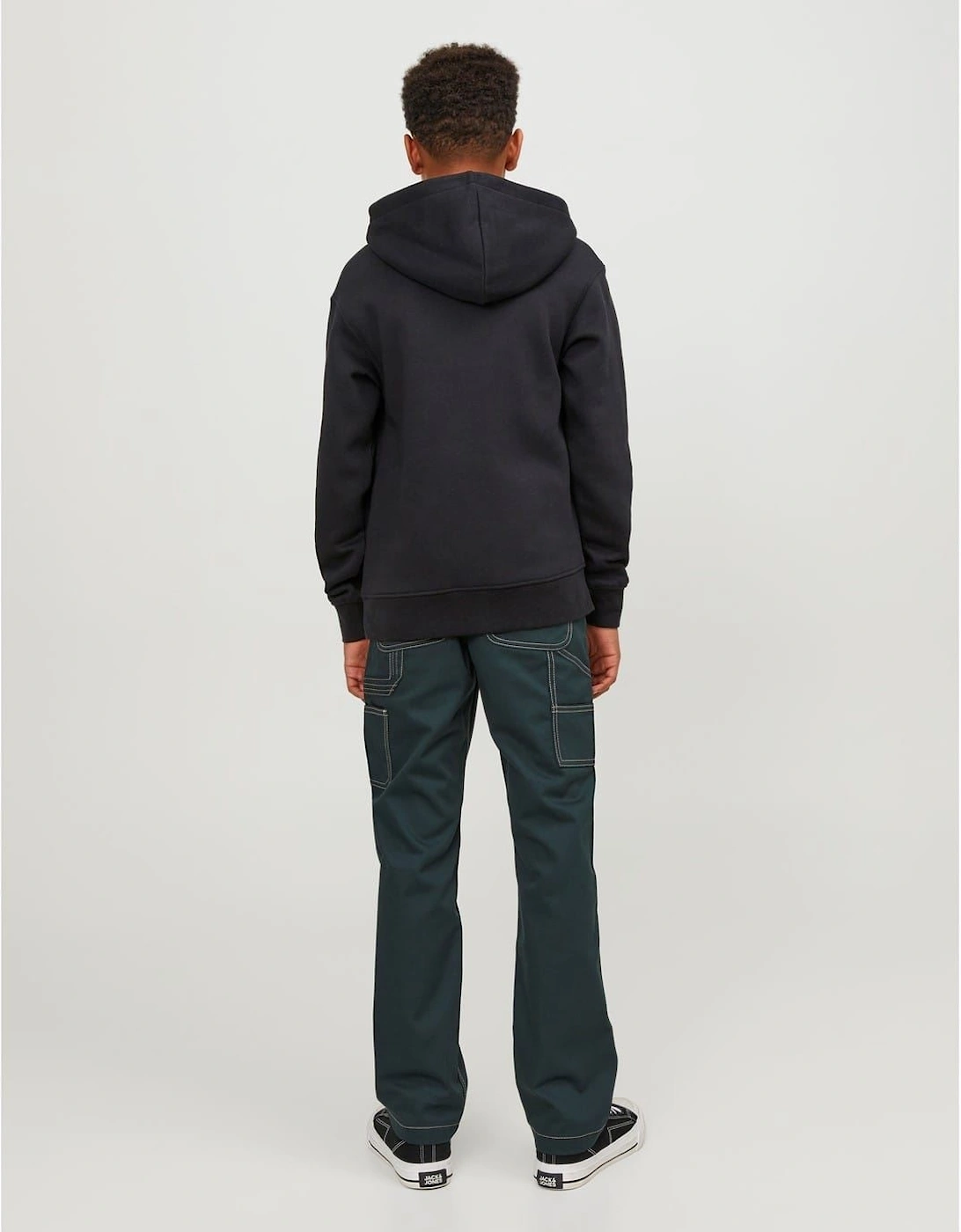 Vester Lettering Kangaroo Pocket Sweatshirt