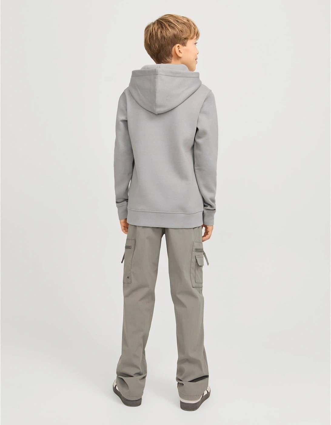Star Lettering Hooded Neck Sweatshirt