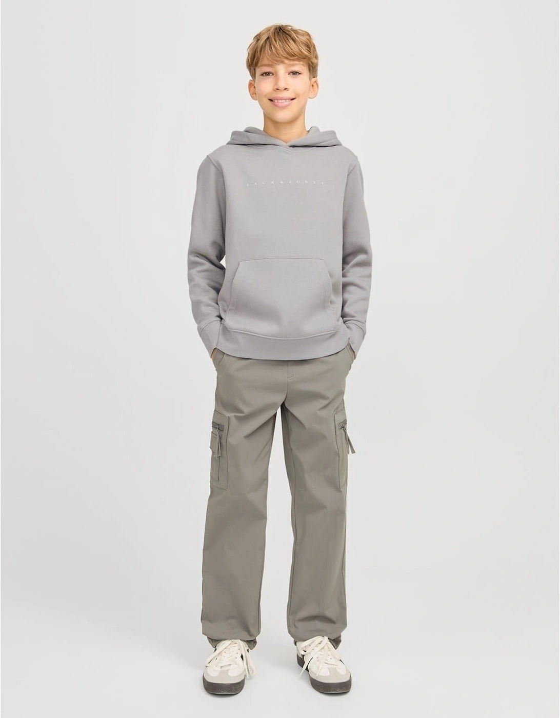 Star Lettering Hooded Neck Sweatshirt