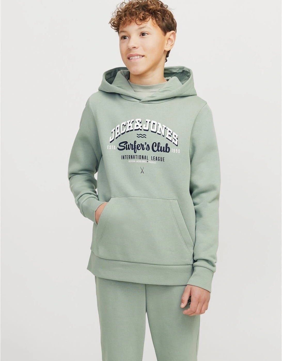 Logo Print Hooded Neck Regular Fit Sweatshirt, 7 of 6