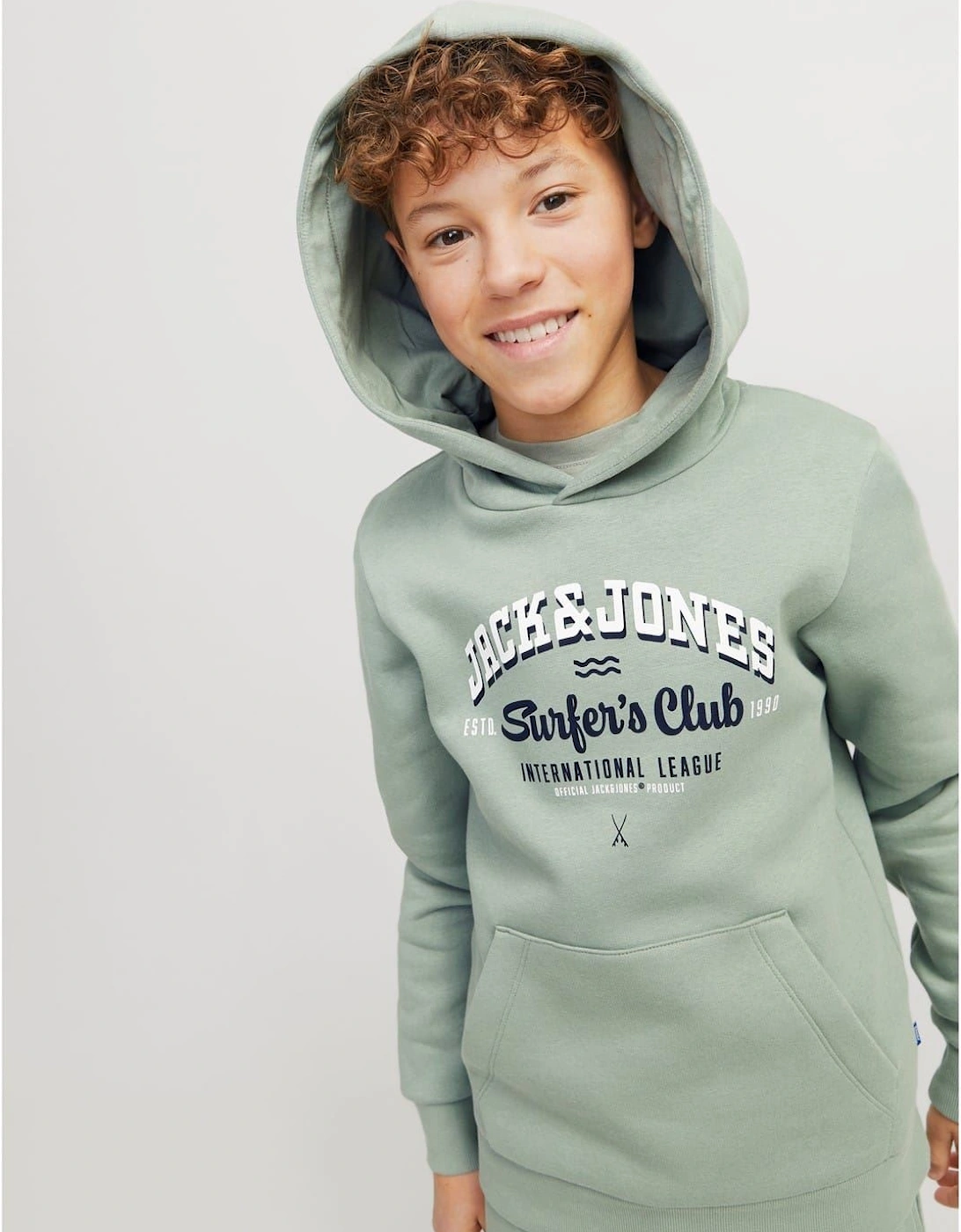 Logo Print Hooded Neck Regular Fit Sweatshirt