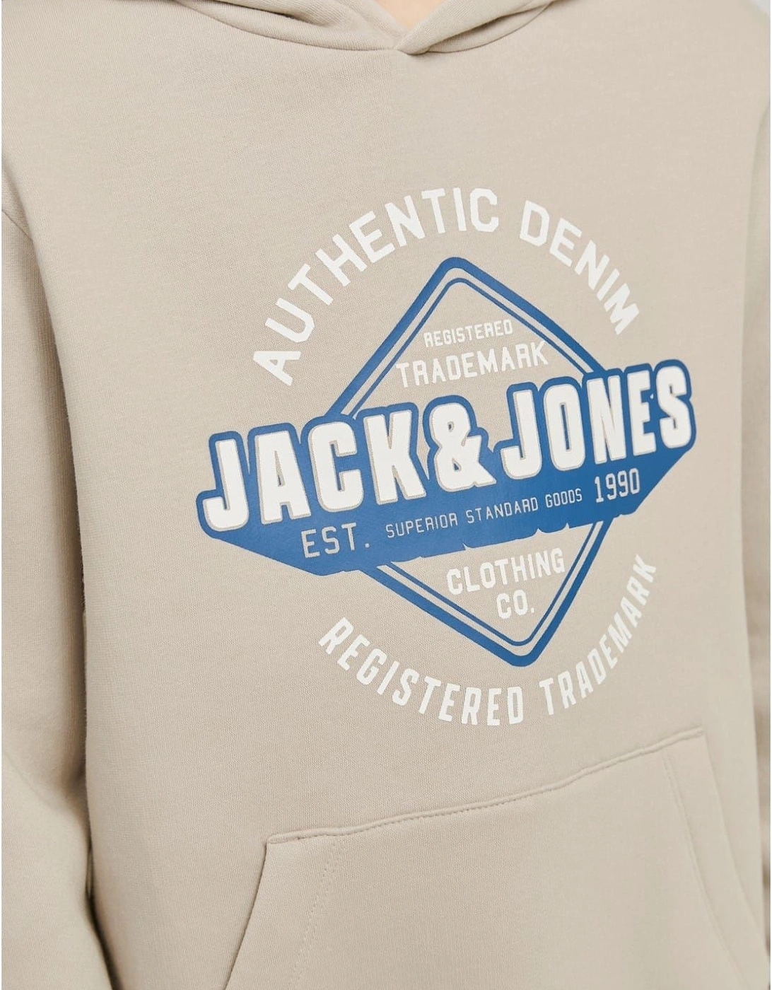 Logo Print Hooded Neck Regular Fit Sweatshirt