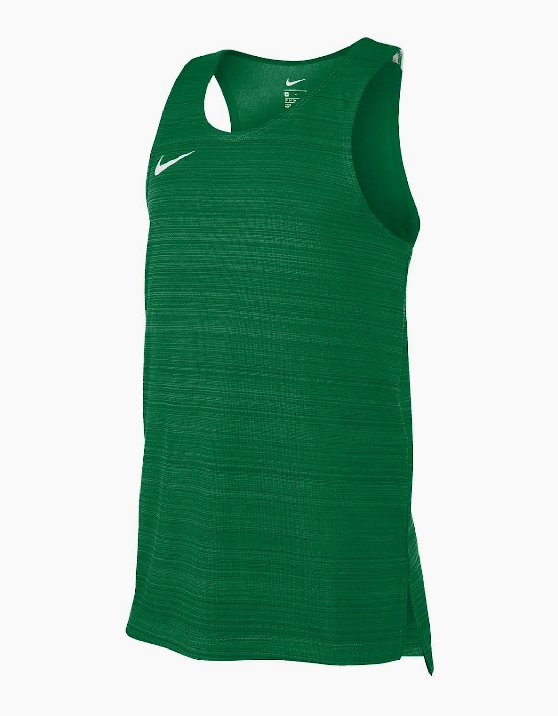 Nike Unisex Green Scoop Neck Sleeveless Jersey Singlet  Size 7-8 S