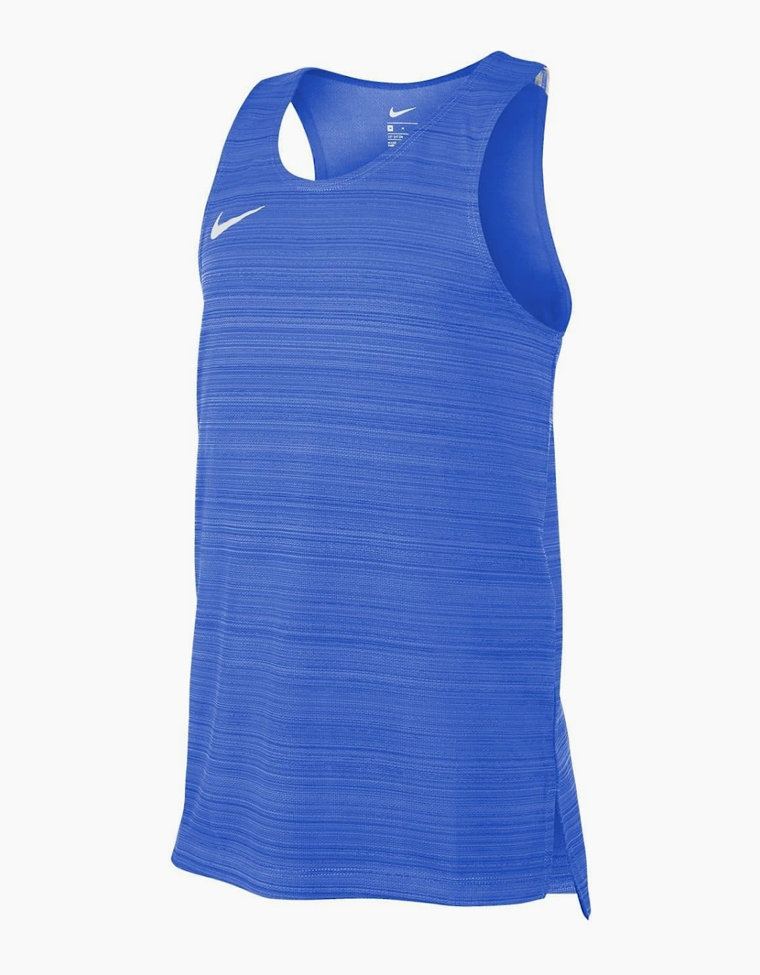 Nike Unisex Blue Scoop Neck Sleeveless Jersey Singlet  Size 7-8 S