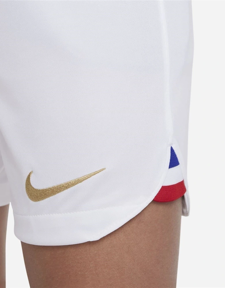 Kids Soccer Curved Hem Shorts