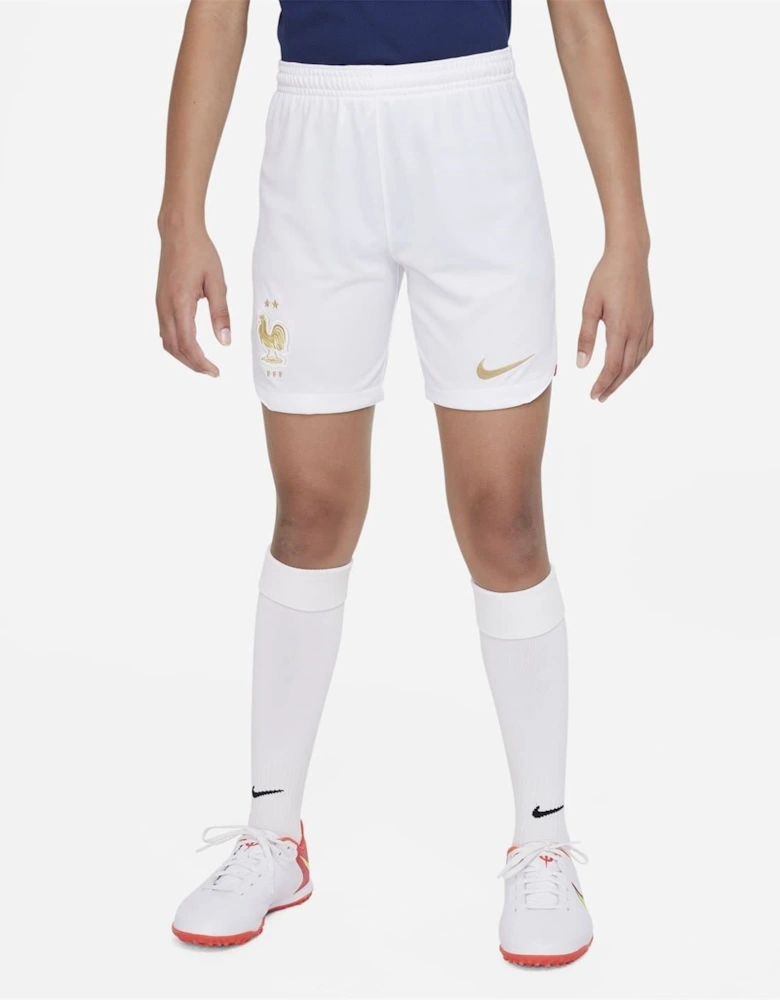 Kids Soccer Curved Hem Shorts
