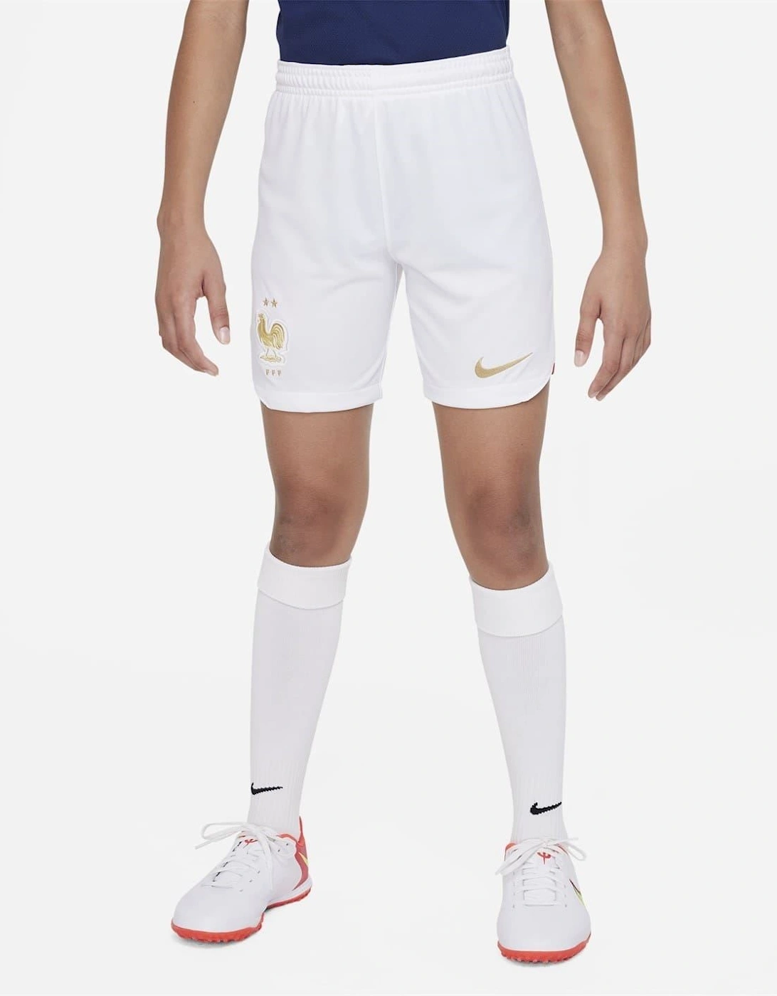 Kids Soccer Curved Hem Shorts