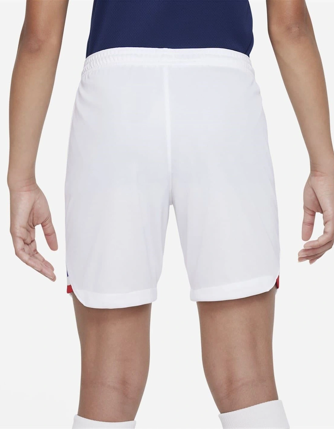 Kids Soccer Curved Hem Shorts