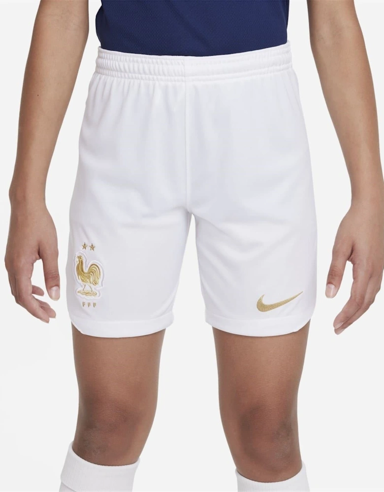 Kids Soccer Curved Hem Shorts