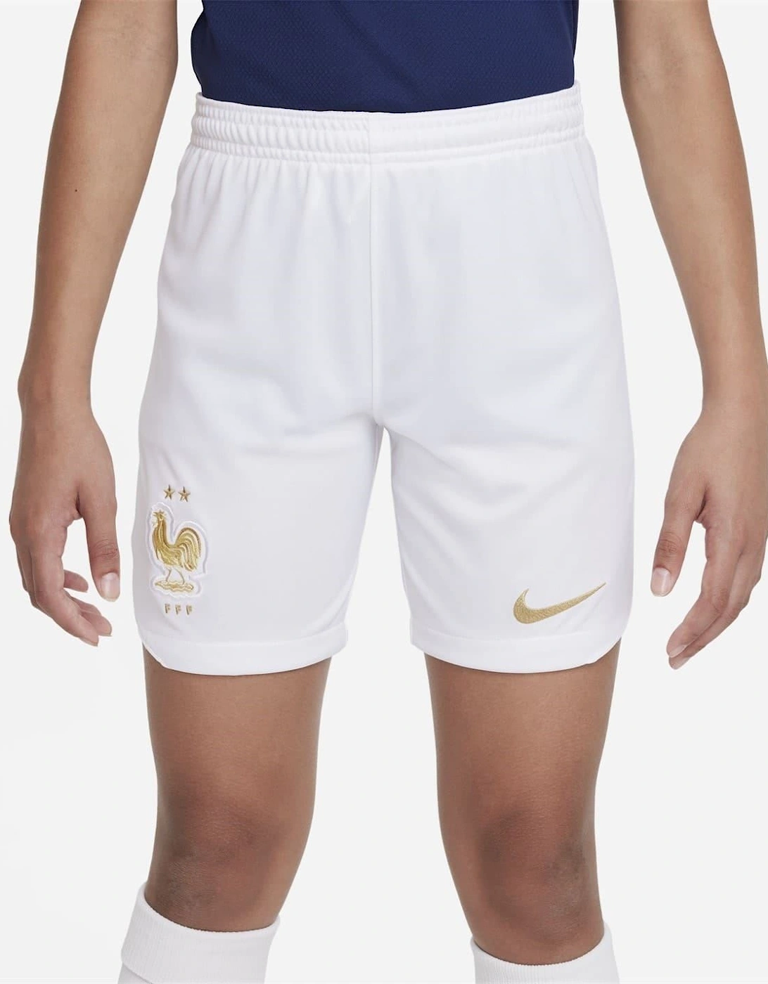 Kids Soccer Curved Hem Shorts