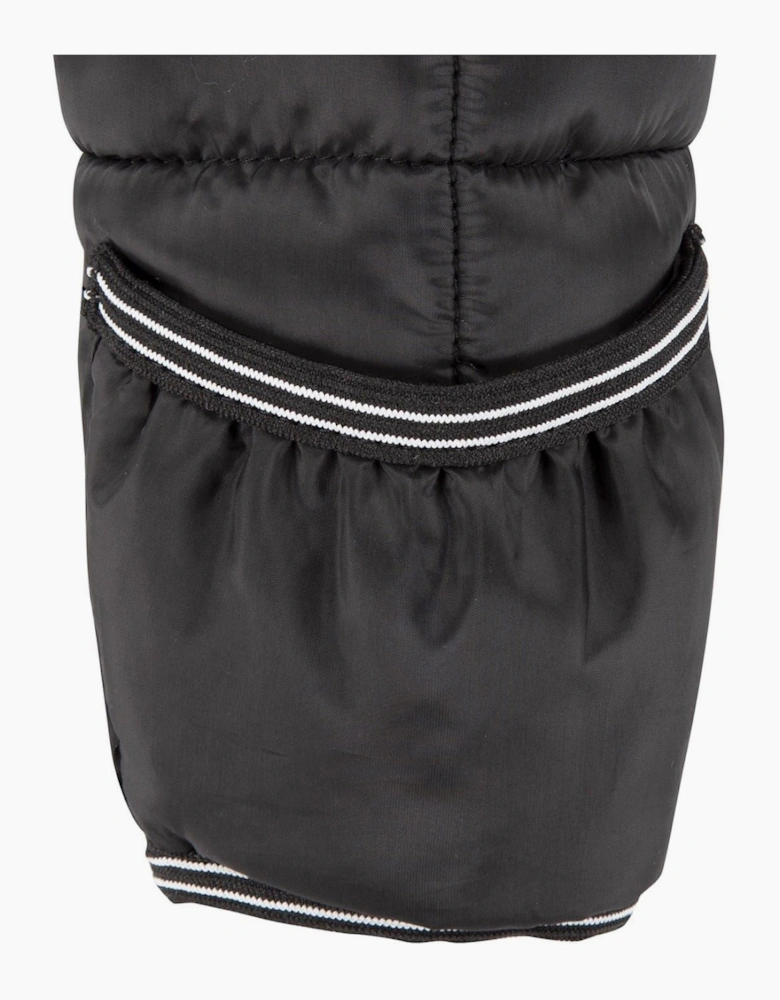 Hooded Neck Plaid Patterned Long Sleeve Snowsuit