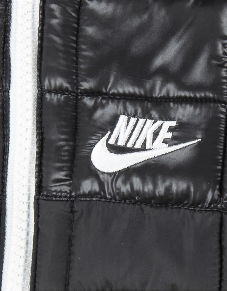 Hooded Neck Checkerboard Snowsuit