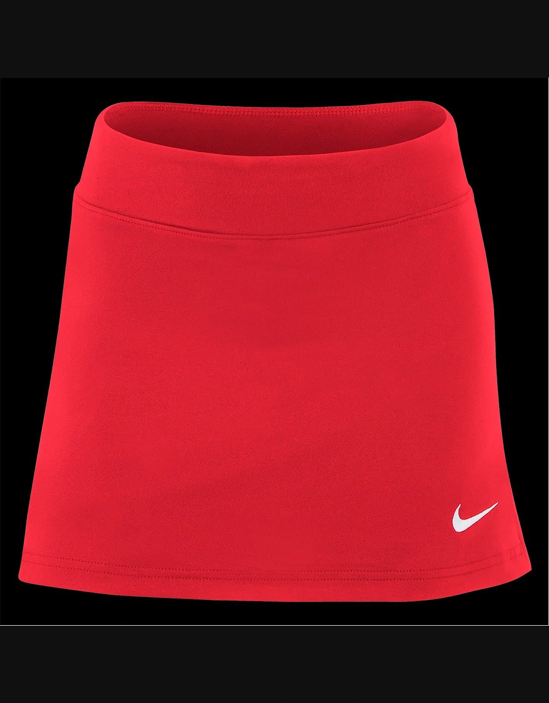 Solid Patterned Team Skort with Logo