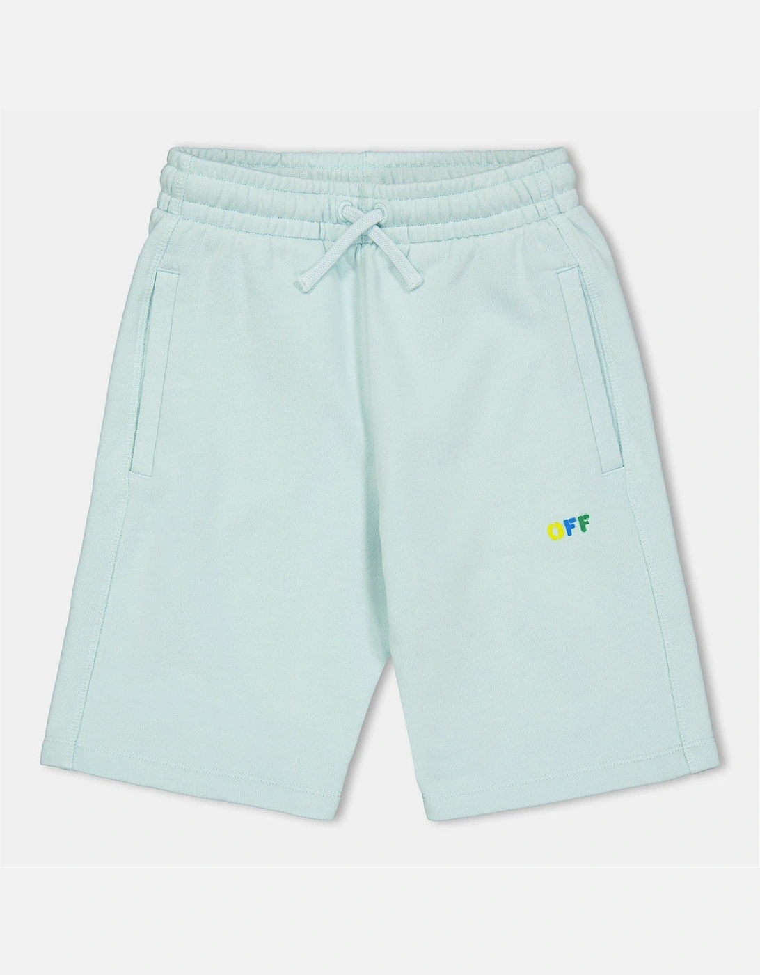 Rainbow Lettering Bermuda Shorts