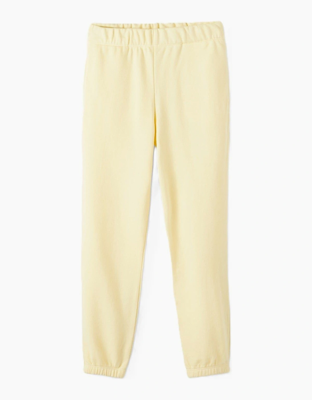 name it Name It Girl's Solid Patterned Straight Sweatpants - White