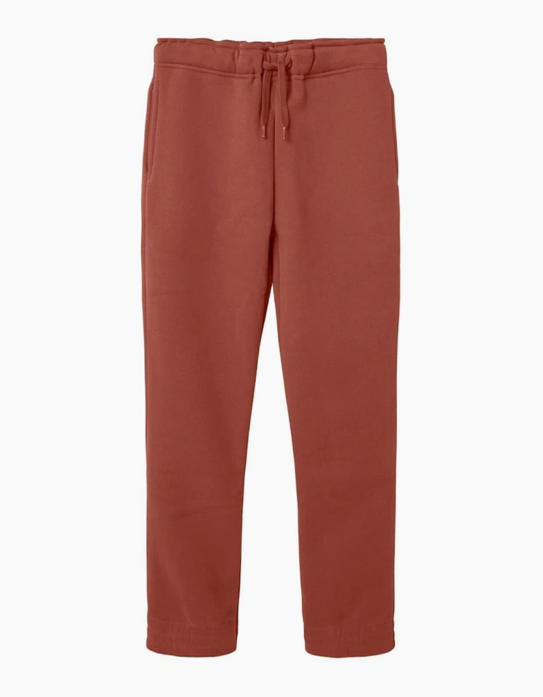 Solid Patterned Straight Sweatpants