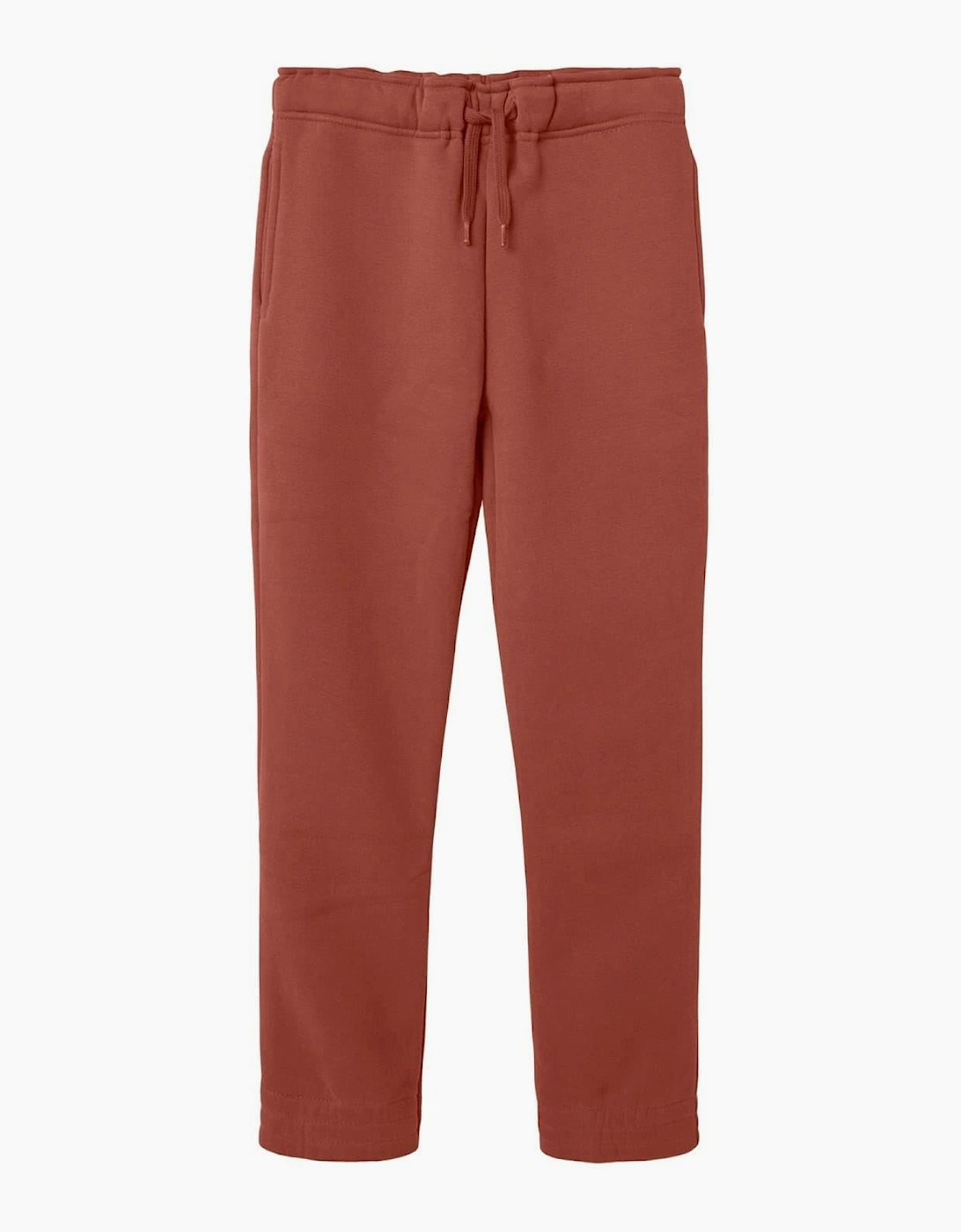 Solid Patterned Straight Sweatpants