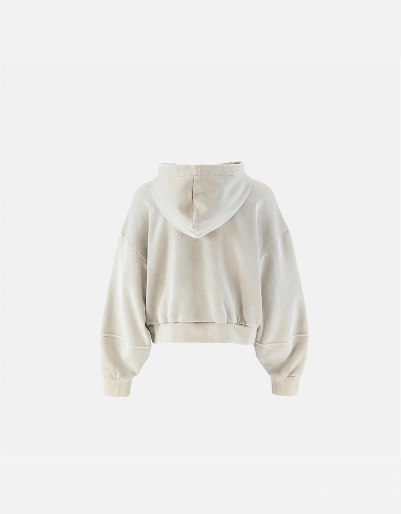 Oversize Fit Crew Neck Drop Shoulder Sweatshirt