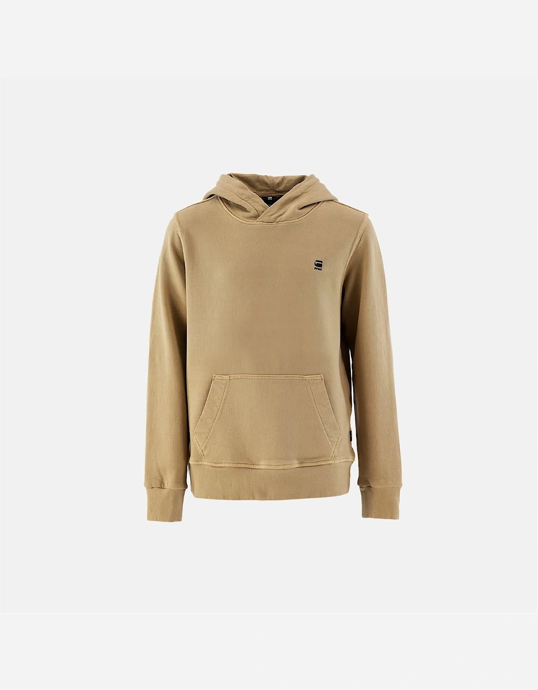 Hooded Neck Long Sleeve Kangaroo Pocket Sweater