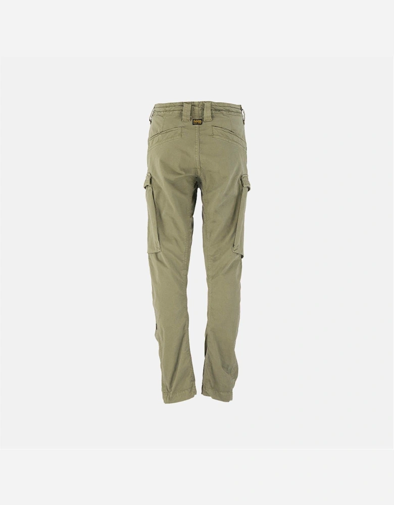 Solid Patterned Flap Pocket Combat Pants