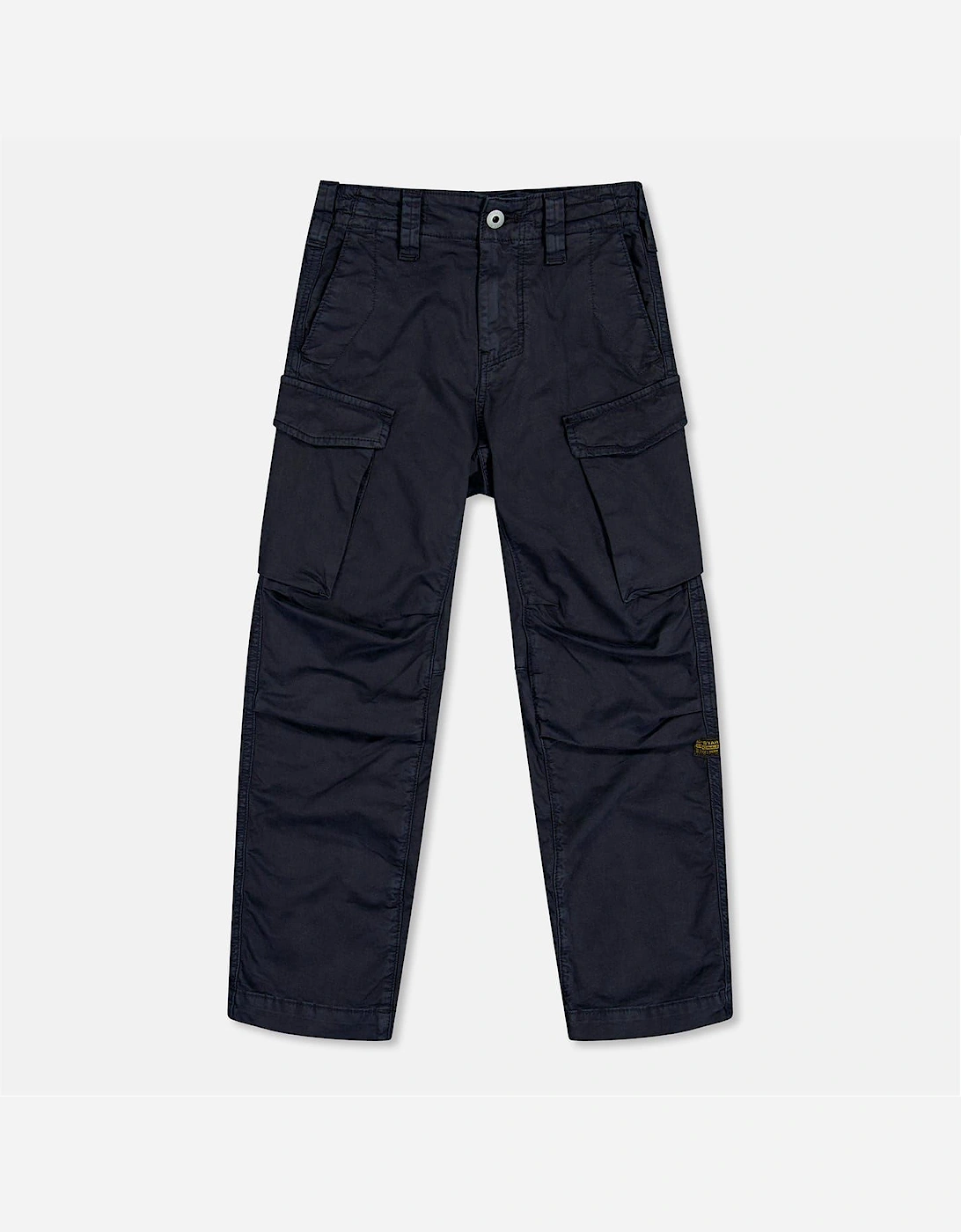 Solid Straight Cargo Trousers, 3 of 2