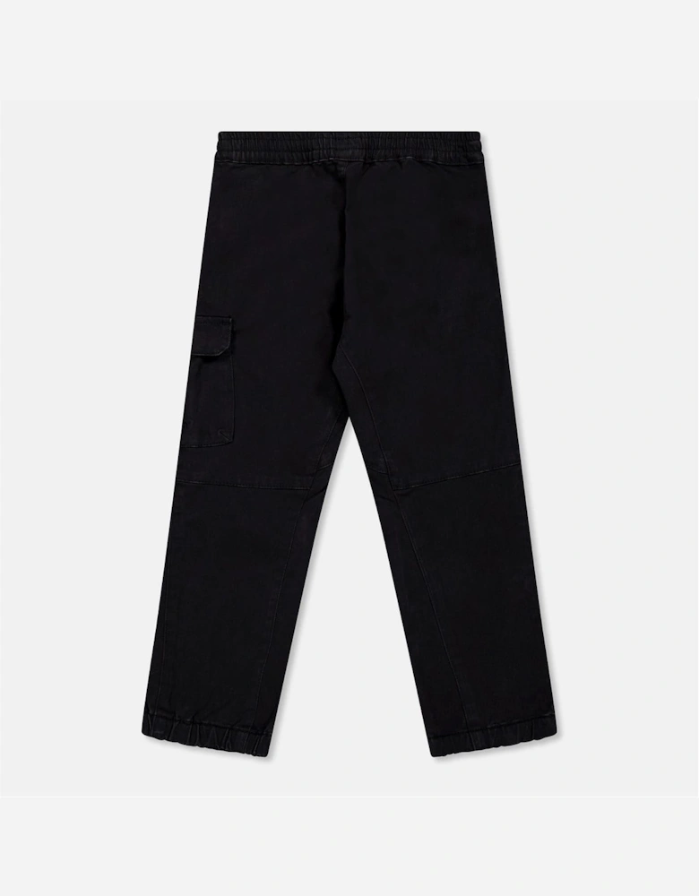 Solid Patterned Straight Combat Pants