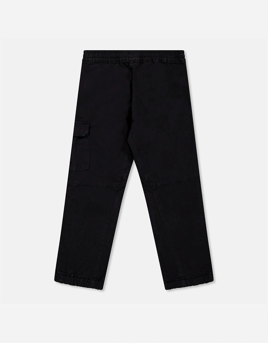 Solid Patterned Straight Combat Pants
