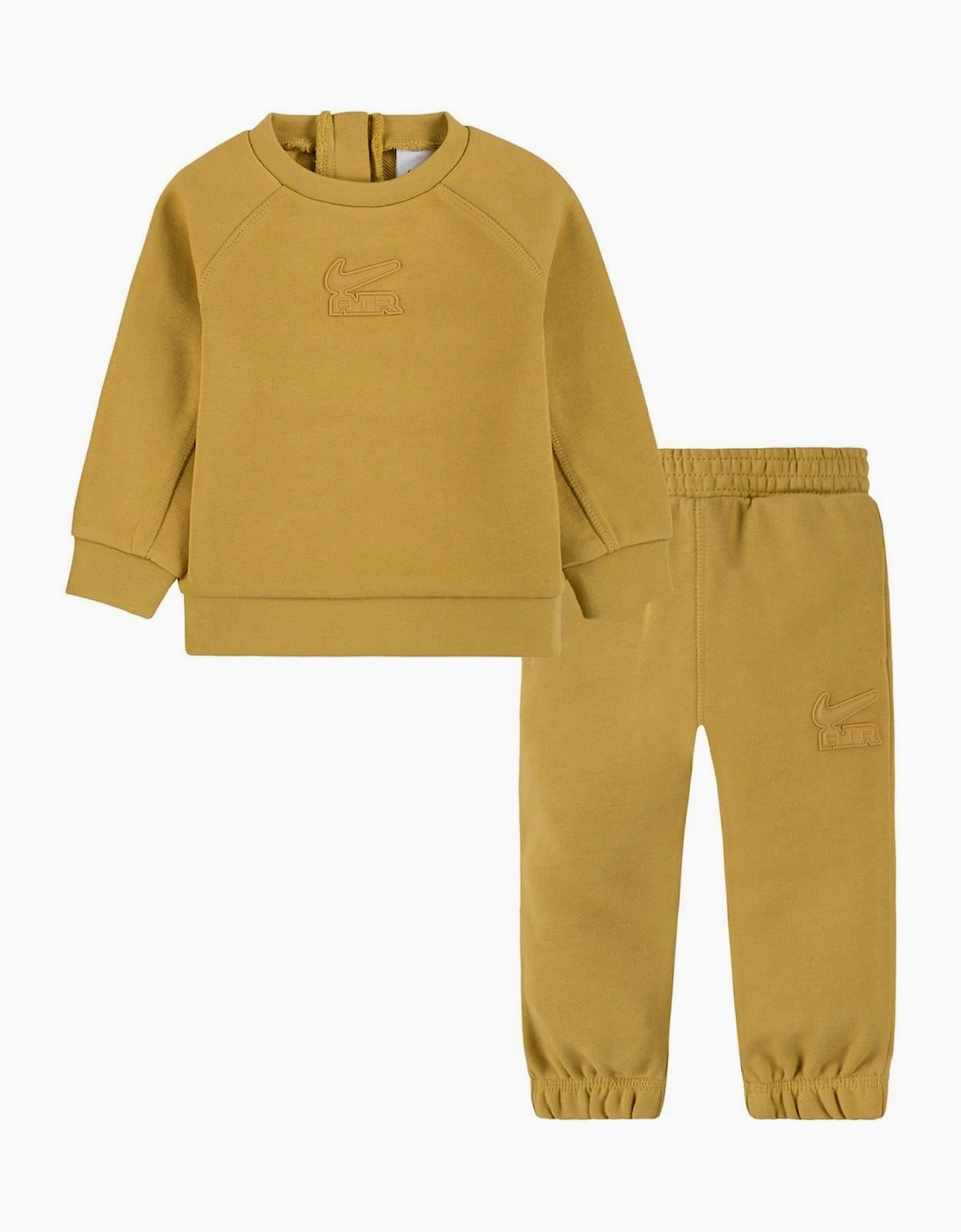 Crew Neck Long Sleeve Sweatshirt Jogger Coord Set
