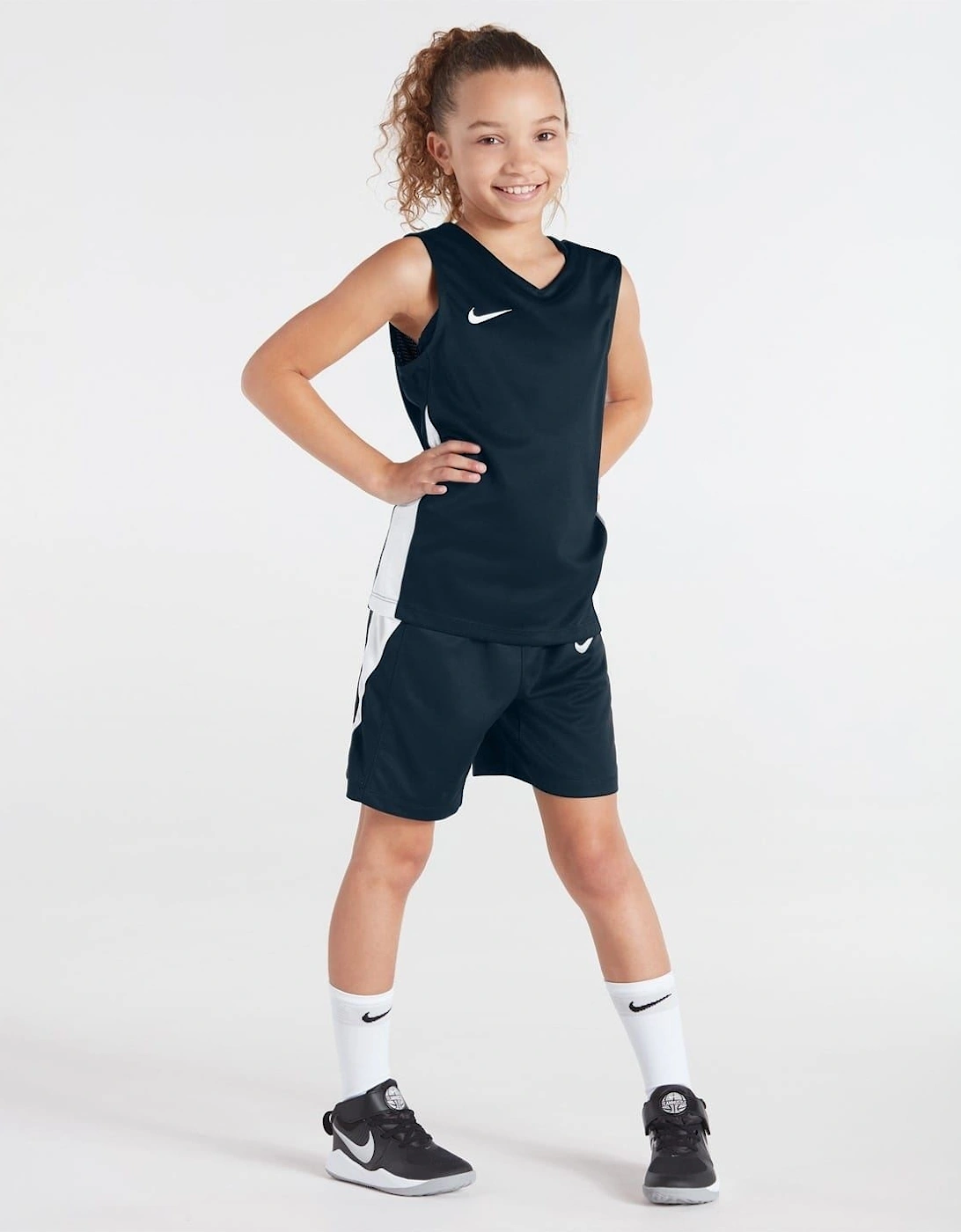 Youth Basketball V-Neck Sleeveless Jersey