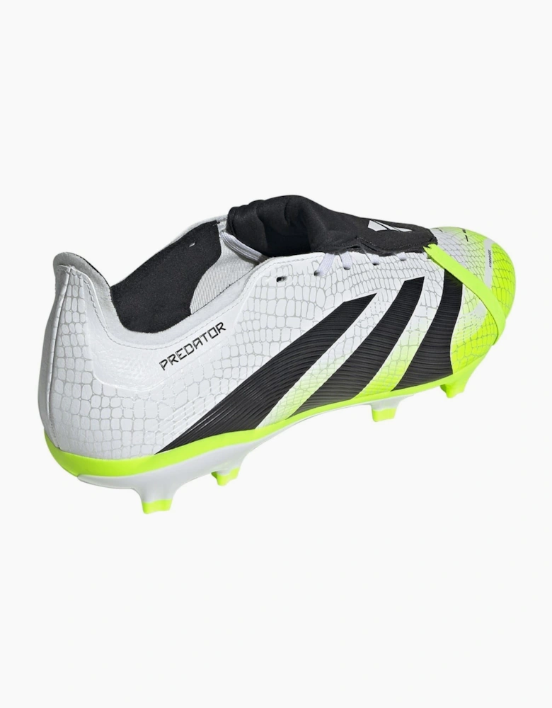 Predator League Fold Over Tongue Firm Ground Football Boots