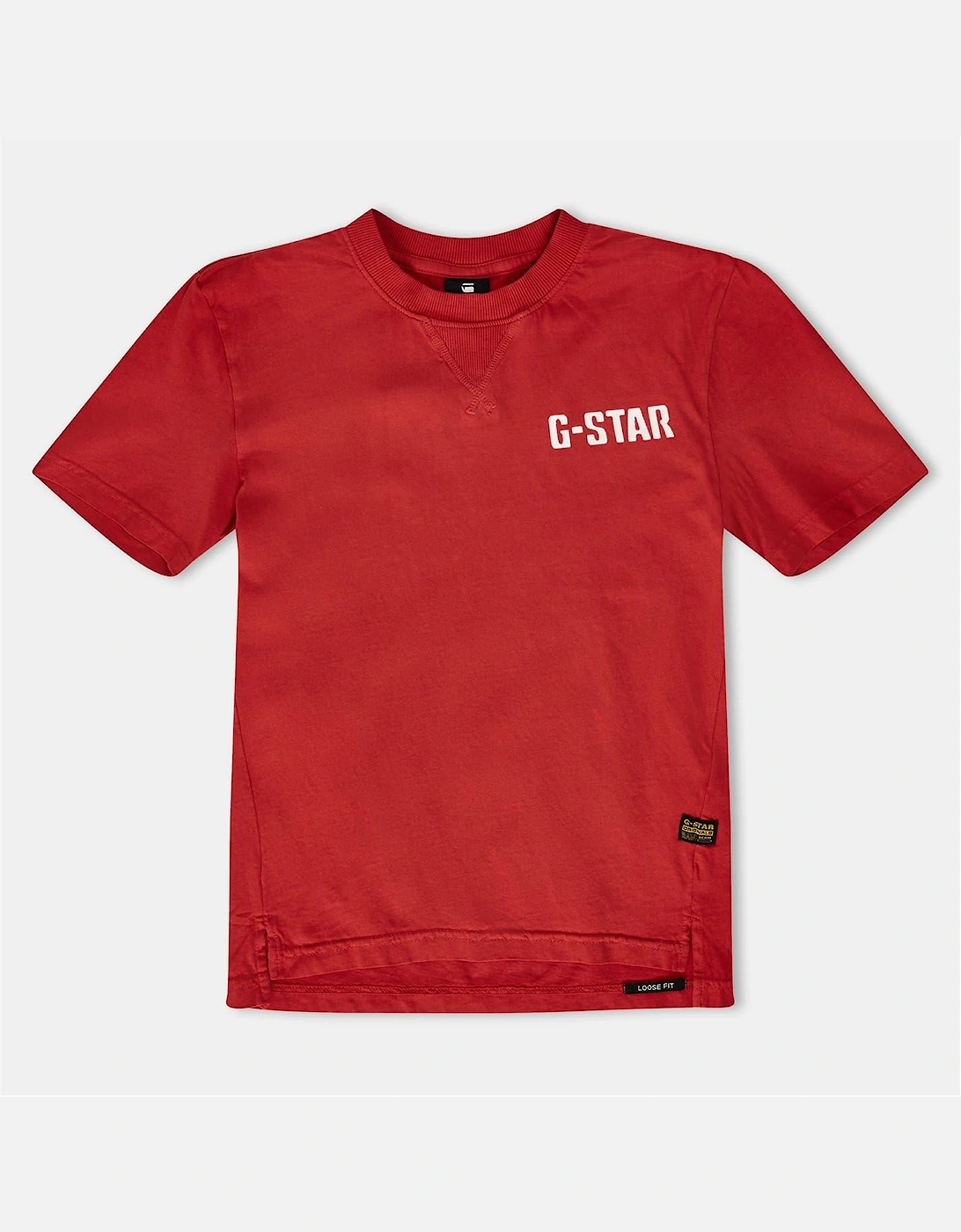 Crew Neck Ribbed Collar Short Sleeve Jersey T-Shirt, 2 of 1