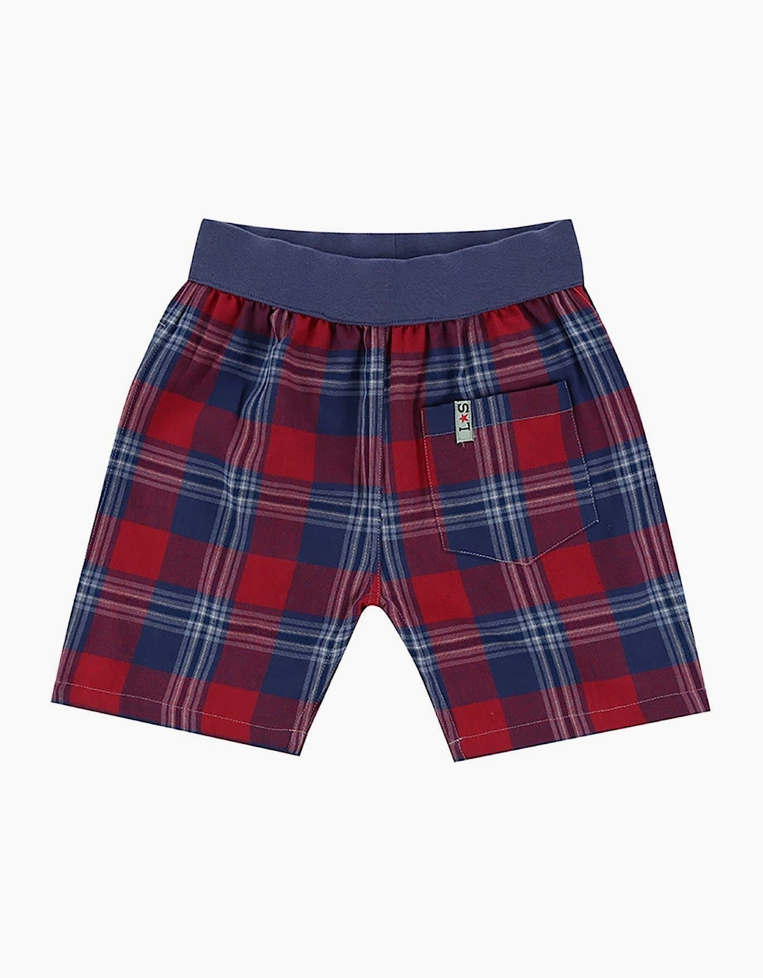 Reversible Plaid Bermuda Shorts