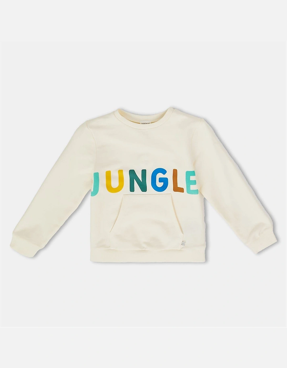 Regular Fit Lettering Crew Neck Sweatshirt